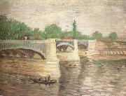 Vincent Van Gogh The Seine with the Pont de la Grande Jatte (nn04) Sweden oil painting artist